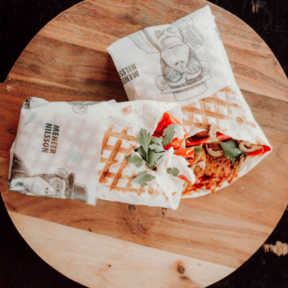 Wrap pulled chicken