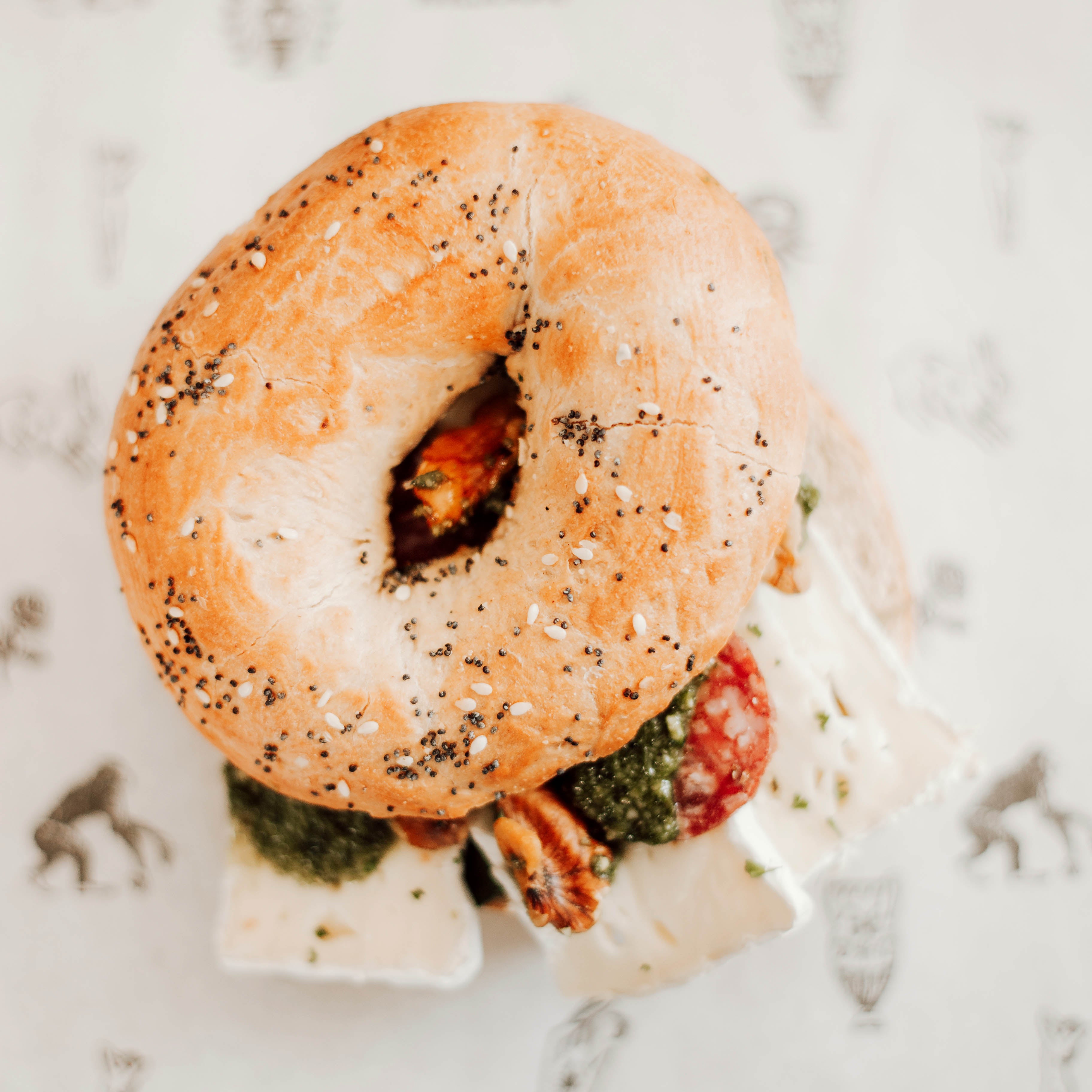 Broodje Brie met vijgenworst